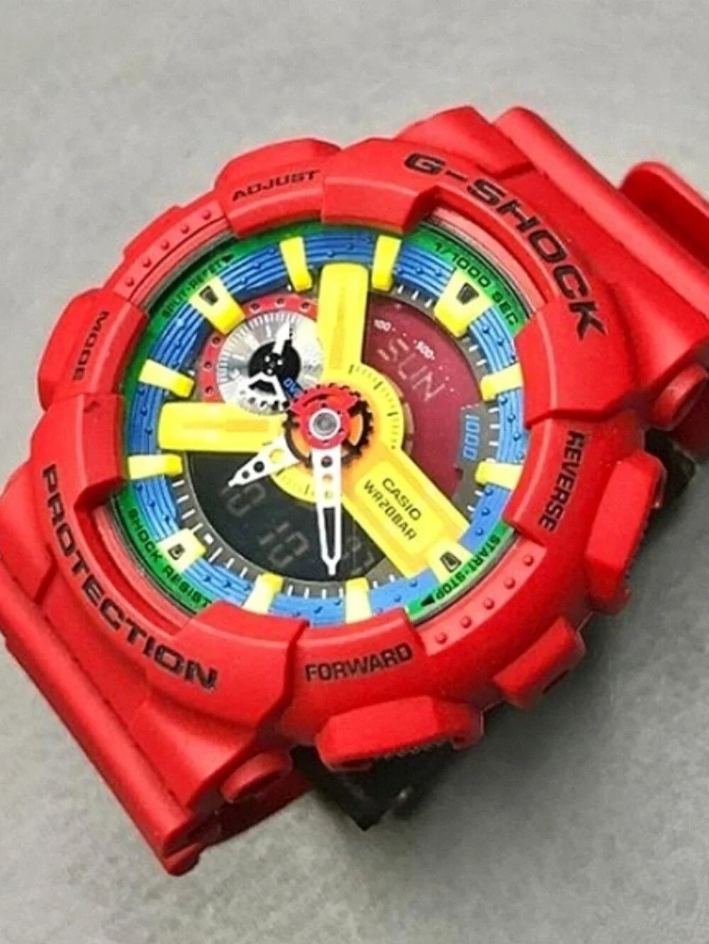 Casio Red & Snow White Premium Color Spectrum Series Lover's Collection G-Shock